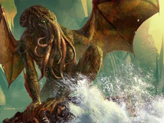 Artistic representation of Cthulhu