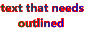 resulting text