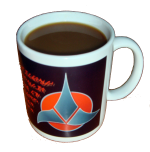 Klingon coffee cup