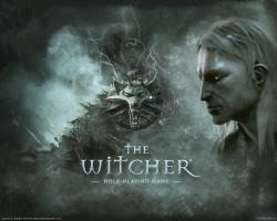 Geralt and his White Wolf medalion