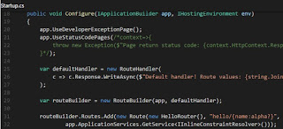 Code from Startup.cs