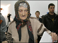 The people going to vote as they were told